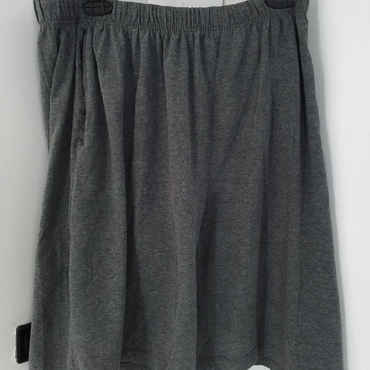 Men's Cotton Shorts - Grey, XL