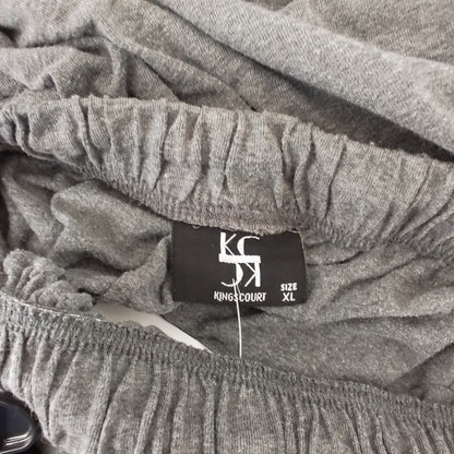 Men's Cotton Shorts - Grey, XL