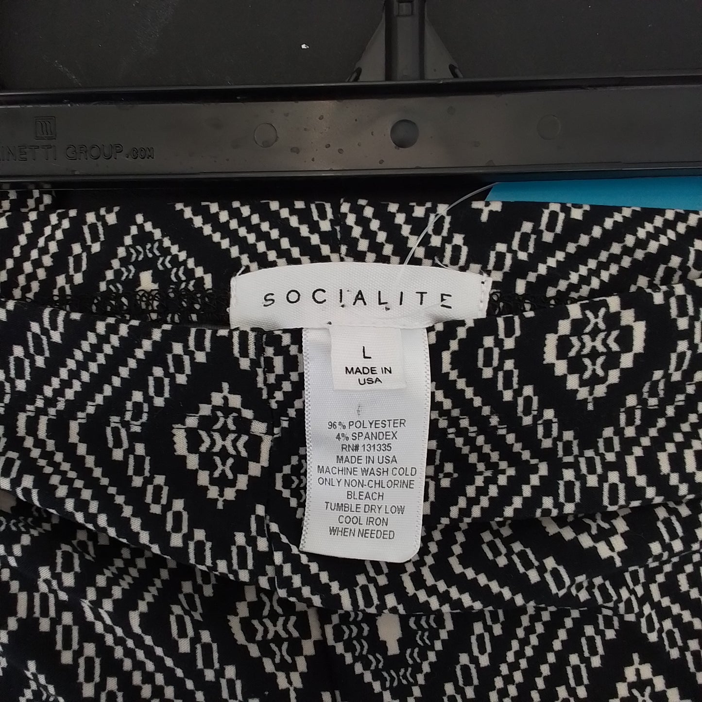 Women's Black Leggings - Size L, Like New, Polyester Loungewear