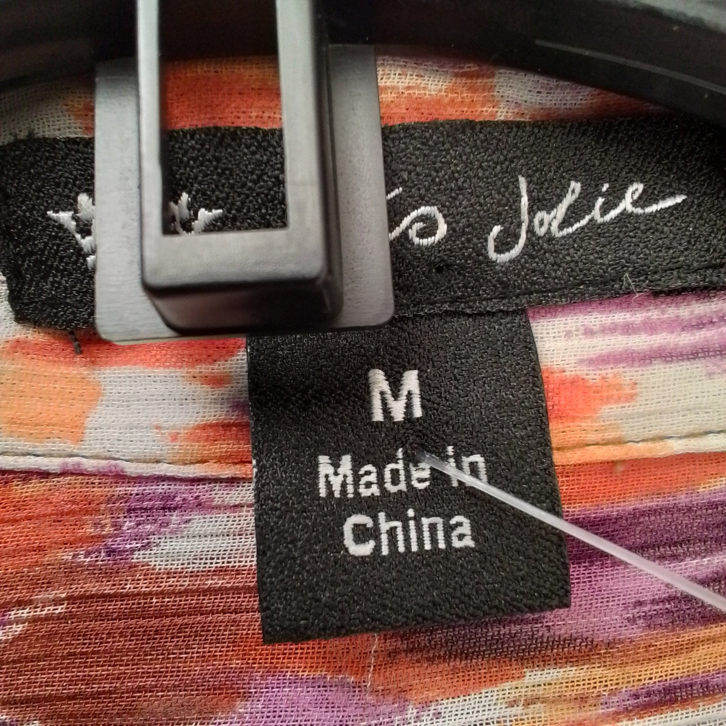 Women's Polyester Blouse - Purple, Red, White (M)