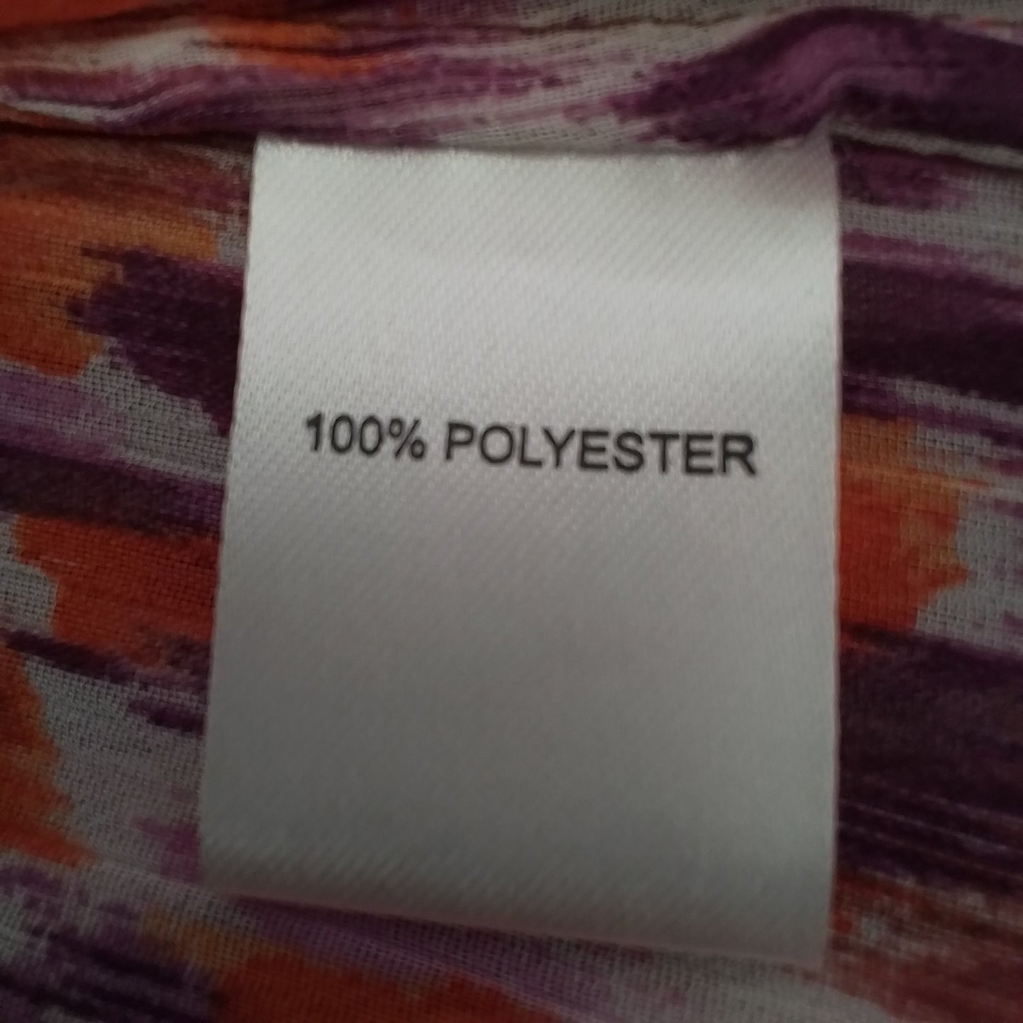 Women's Polyester Blouse - Purple, Red, White (M)