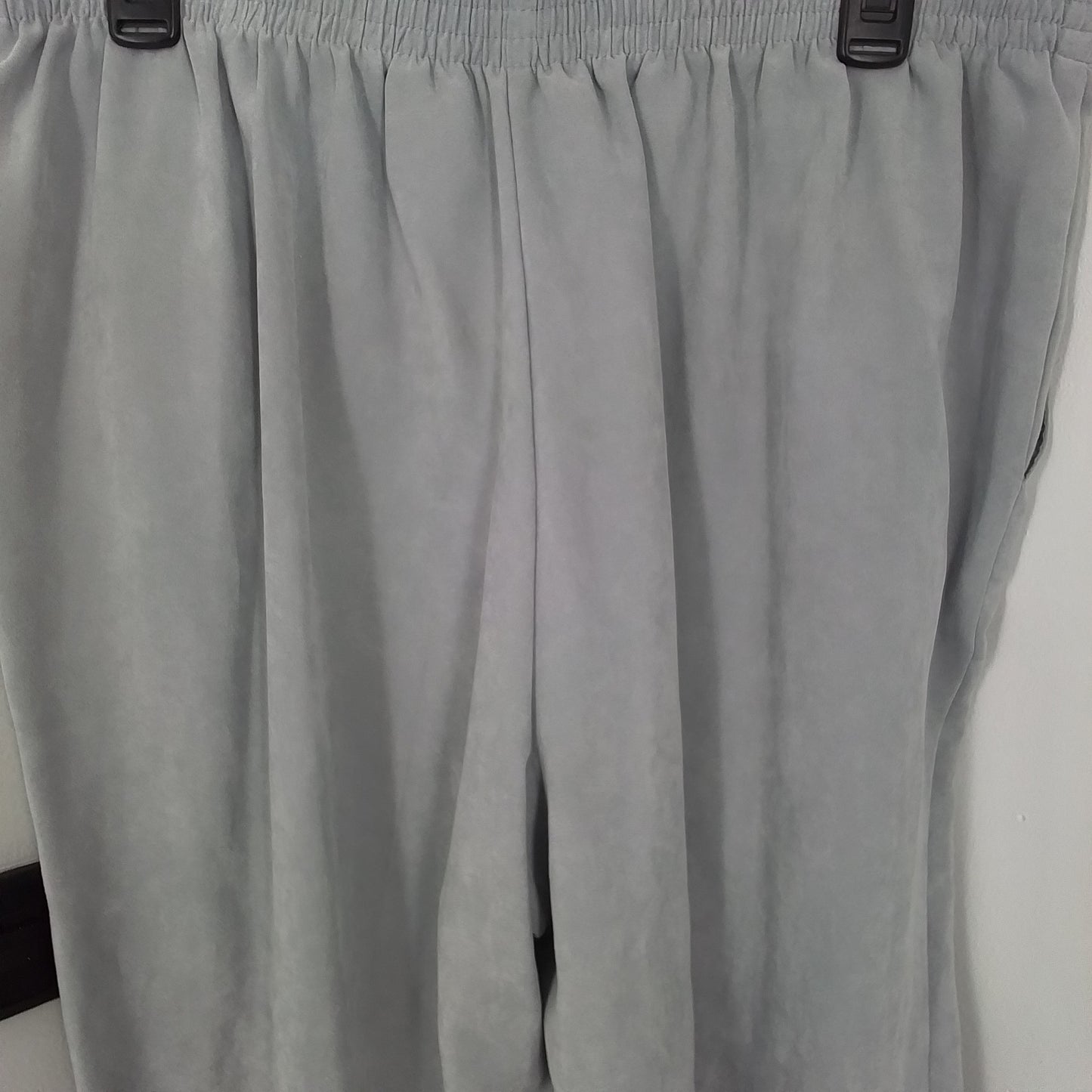 Alfred Dunner Womens Grey Polyester Pants - Size 16