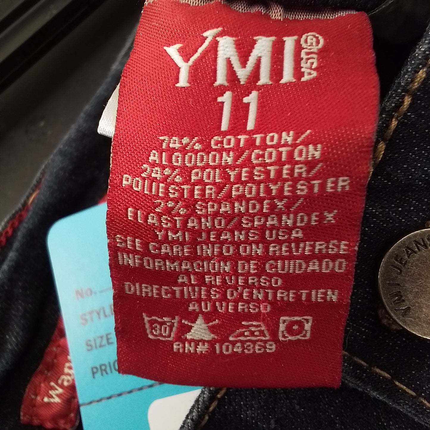 Women's Blue Jeans - Cotton/Polyester