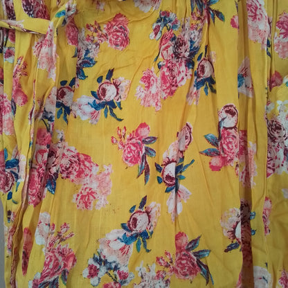 Happy Legs Women's Pants XL - Yellow, Pink