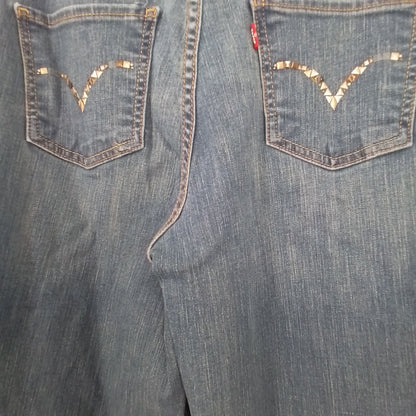 Levi Strauss & Co. Women's Blue Jeans - Cotton