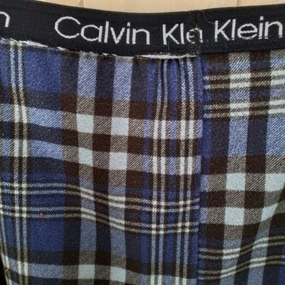 Calvin Klein Kids Blue Flannel Pajama, Size L