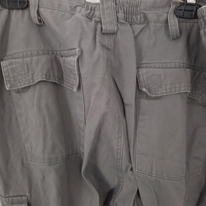 Men's Green Cotton Pants - Size 38