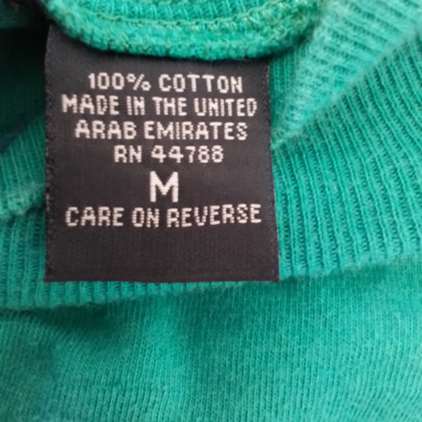 Women's Teal Cotton Jersey - Size M