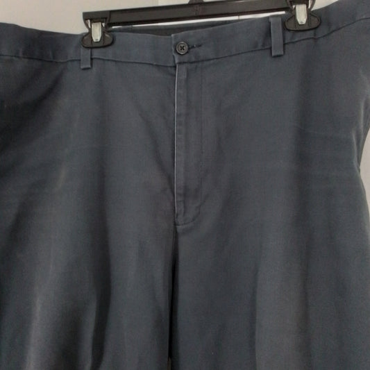 Savane Men's Grey Cotton Dress Pants 44x32