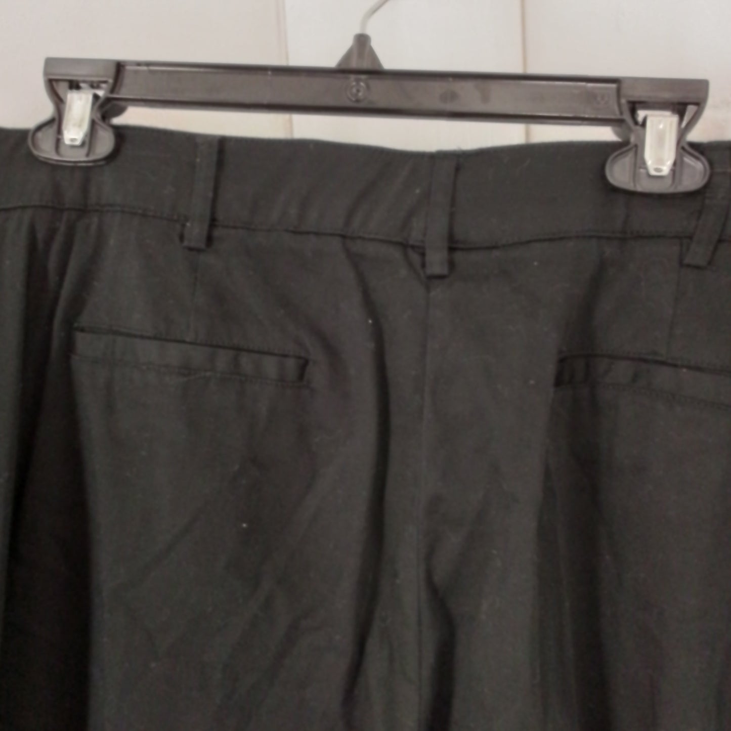 Kim Rogers Women's Black Cotton Pants - Size 14
