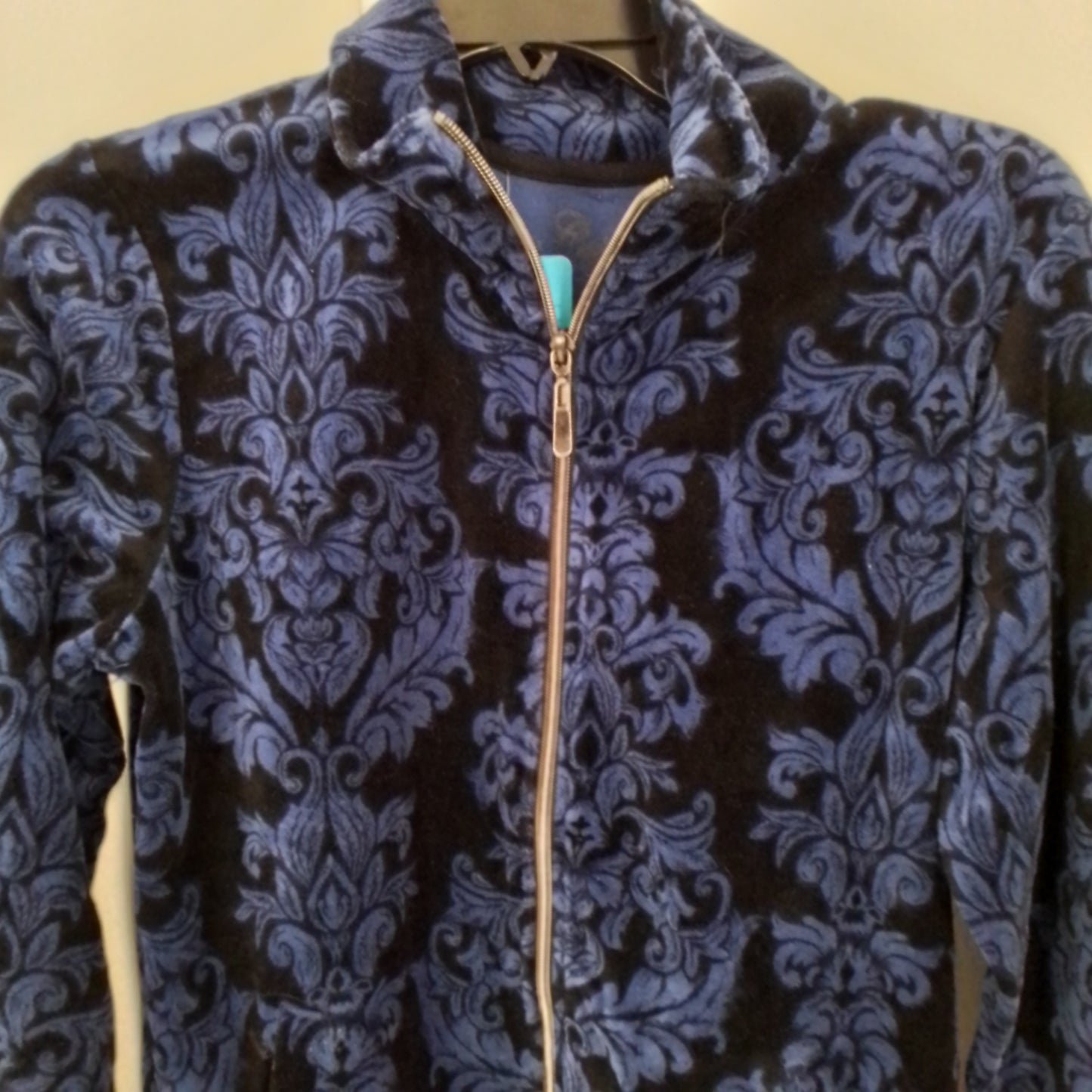 Women's Jacket - Size S - Blue/Black - Cotton/Polyester