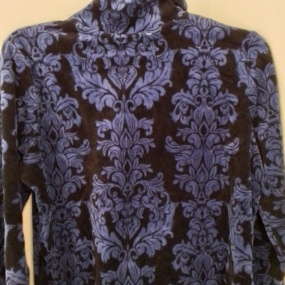 Women's Jacket - Size S - Blue/Black - Cotton/Polyester