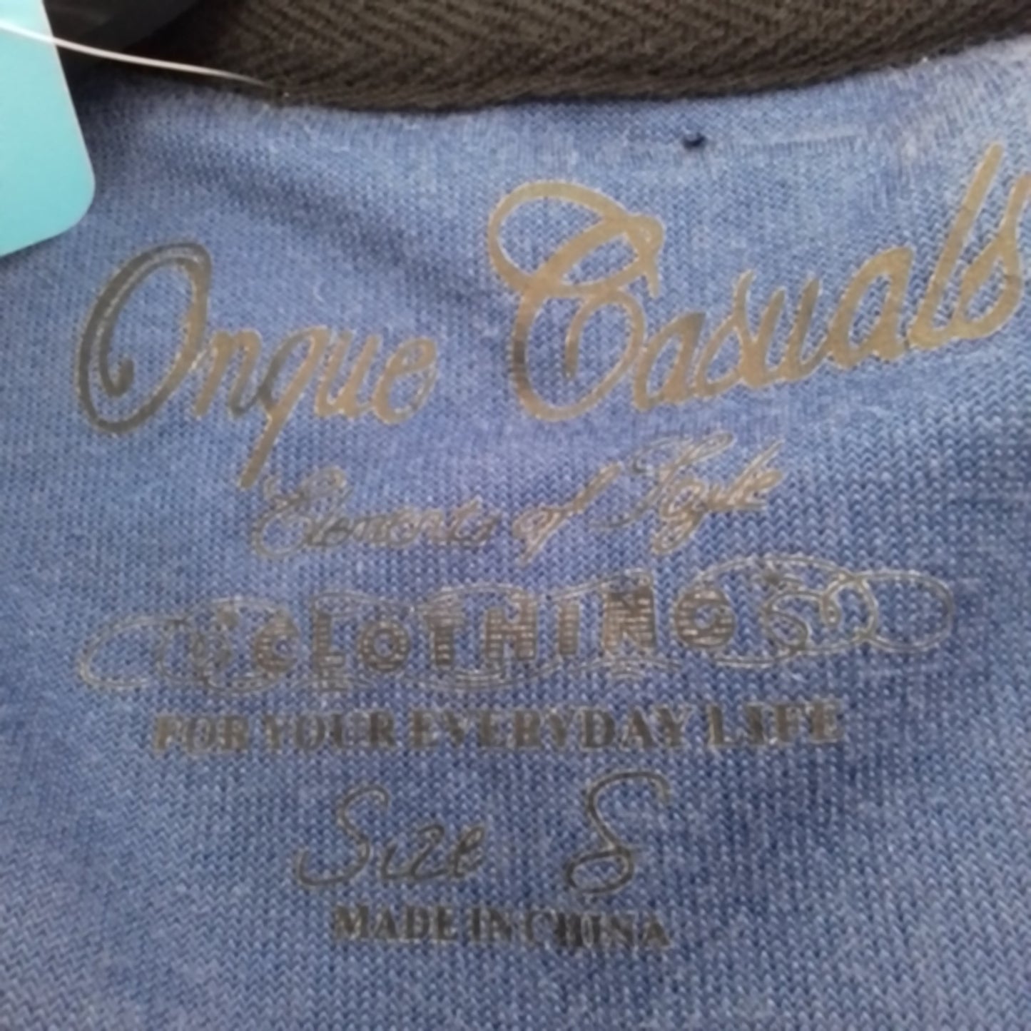 Women's Jacket - Size S - Blue/Black - Cotton/Polyester