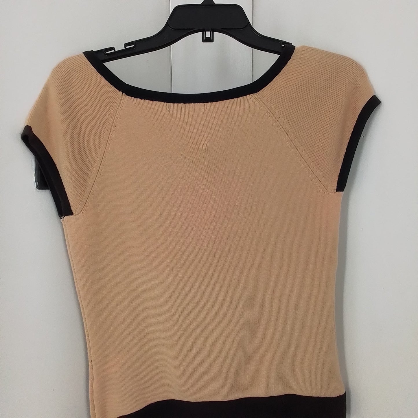 Women's Sweater - Brown/Black, Size S, Cotton/Nylon