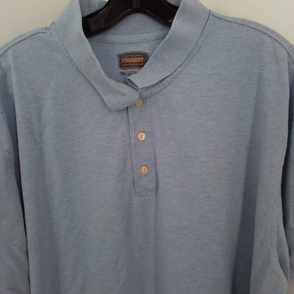 Men's 2XL Aqua Cotton Polo Shirt