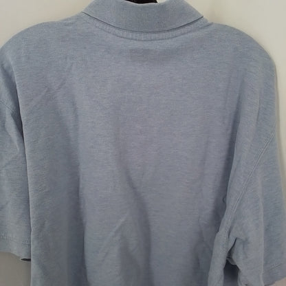 Men's 2XL Aqua Cotton Polo Shirt