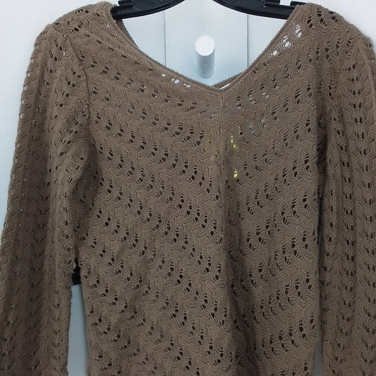 JONES NEW YORK Women's Brown Sweater - Size S, Cotton Blend