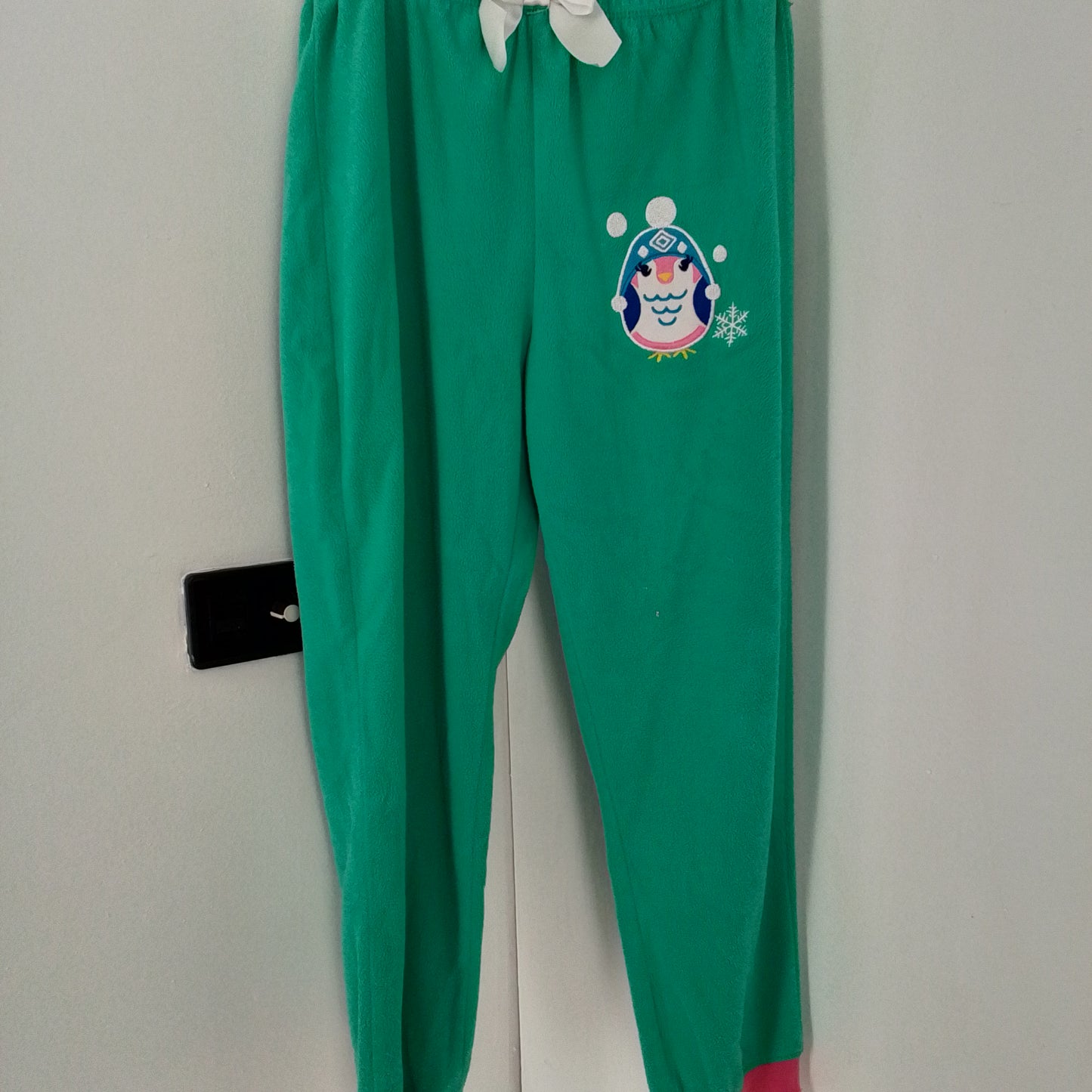 Kids Green Polyester Sweat Pants