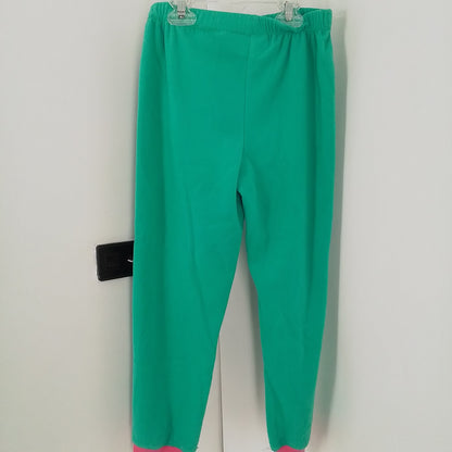 Kids Green Polyester Sweat Pants