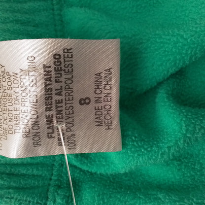 Kids Green Polyester Sweat Pants