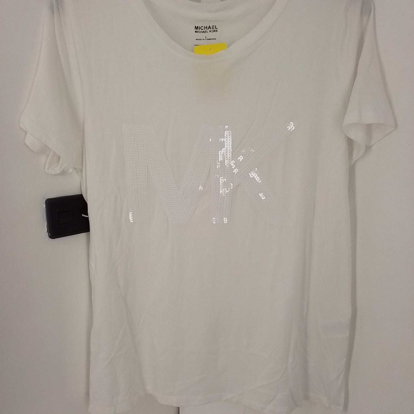 Michael Kors Women's Shirt White L Cotton