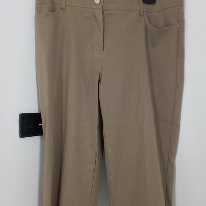 Women's Brown Blend Capris