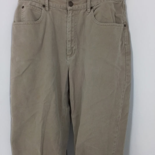 Liz Claiborne Women's Brown Cotton Pants - Size 12