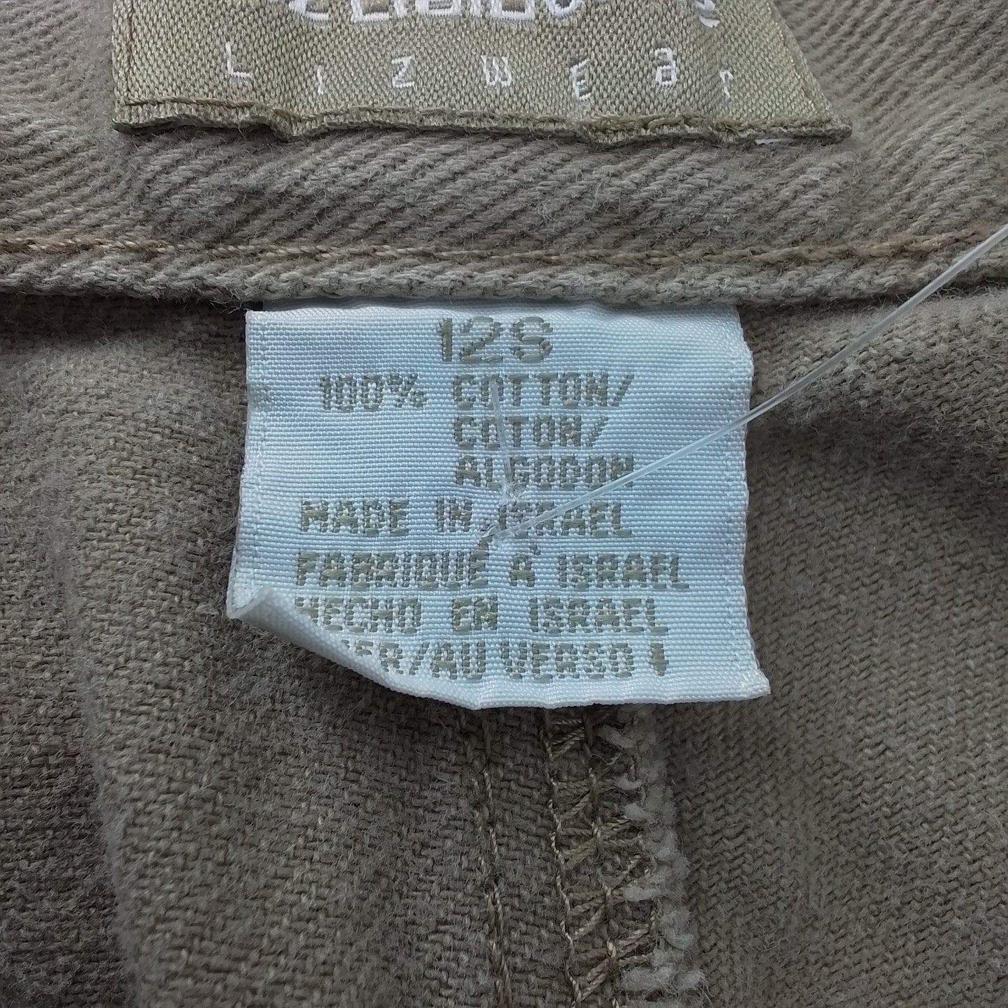 Liz Claiborne Women's Brown Cotton Pants - Size 12