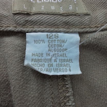 Liz Claiborne Women's Brown Cotton Pants - Size 12