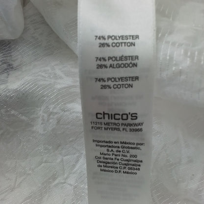 Chico's Women's White Blouse size 0