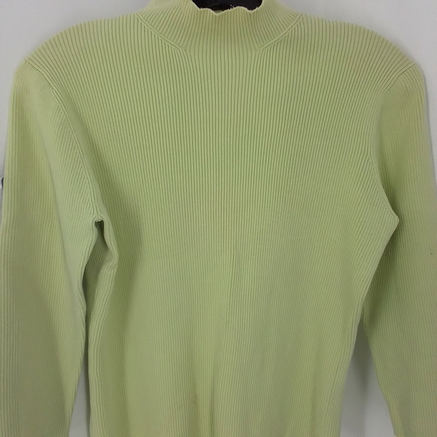 Women's Yellow Shirt - Size M, Cotton/Silk/Nylon Blend