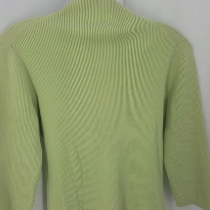 Women's Yellow Shirt - Size M, Cotton/Silk/Nylon Blend