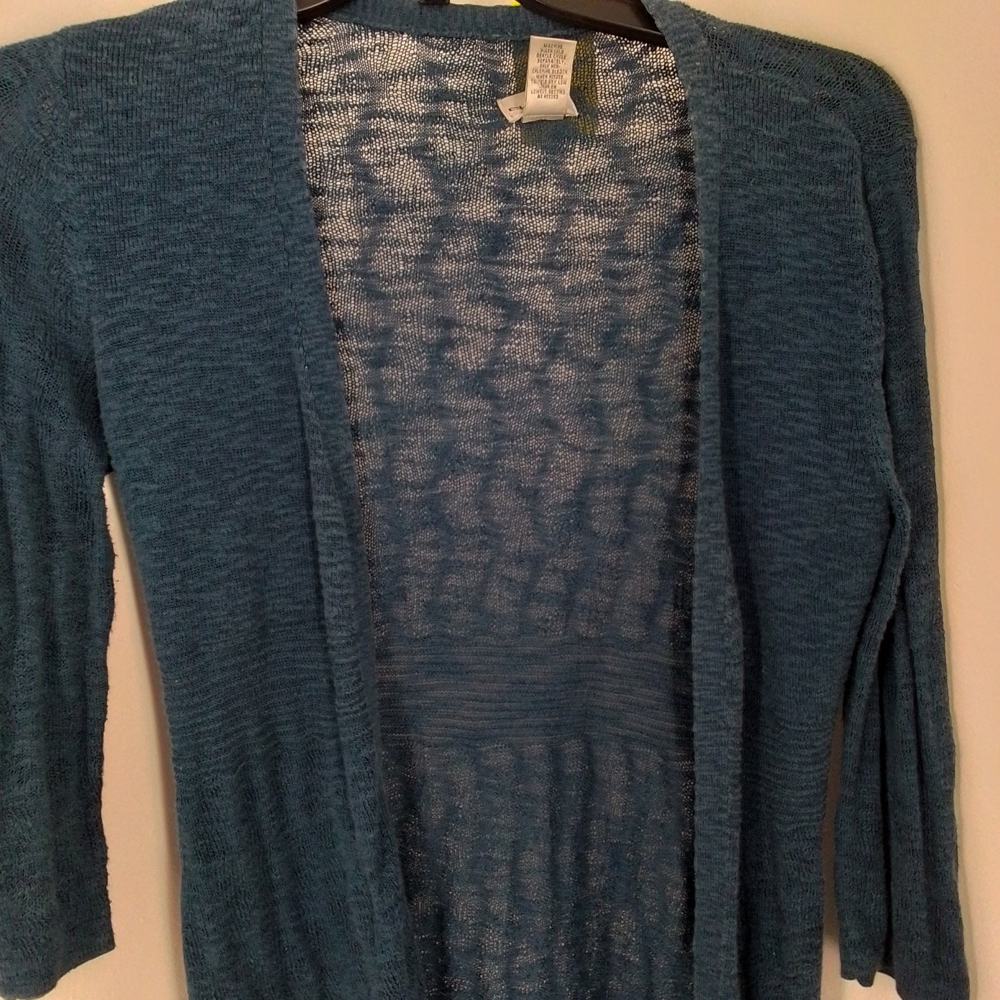 Chico's Women's Blue Cardigan - Cotton/Rayon