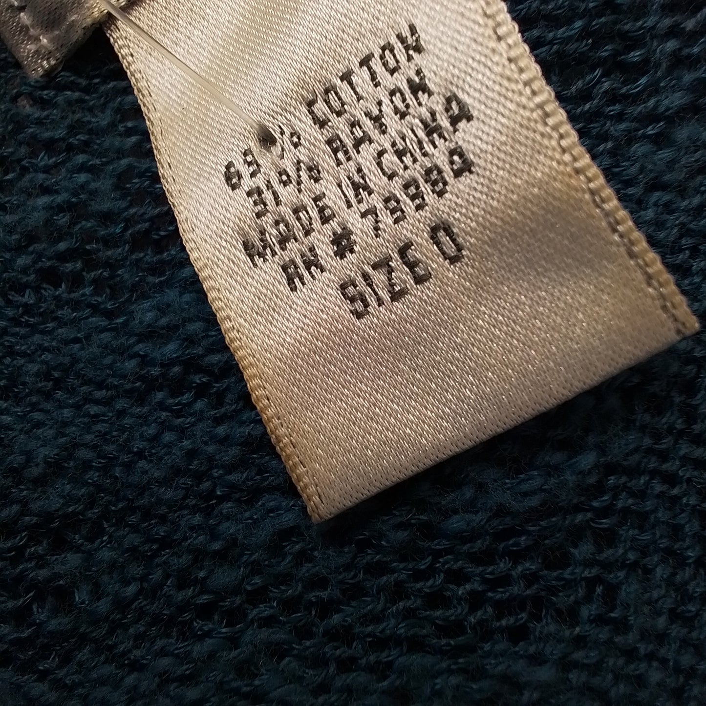 Chico's Women's Blue Cardigan - Cotton/Rayon