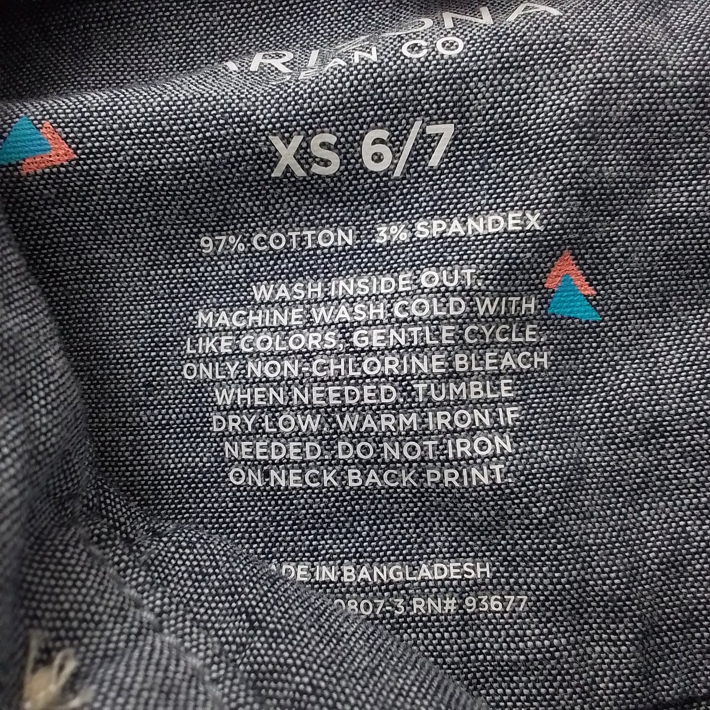 Arizona Jeans Kids Grey Button Up Shirt - XS