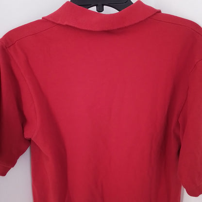 Jerzees Women's Red Cotton polo - Size S