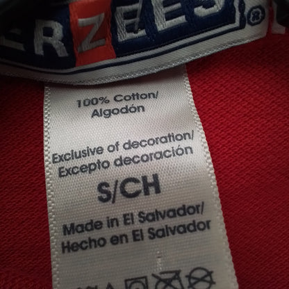 Jerzees Women's Red Cotton polo - Size S