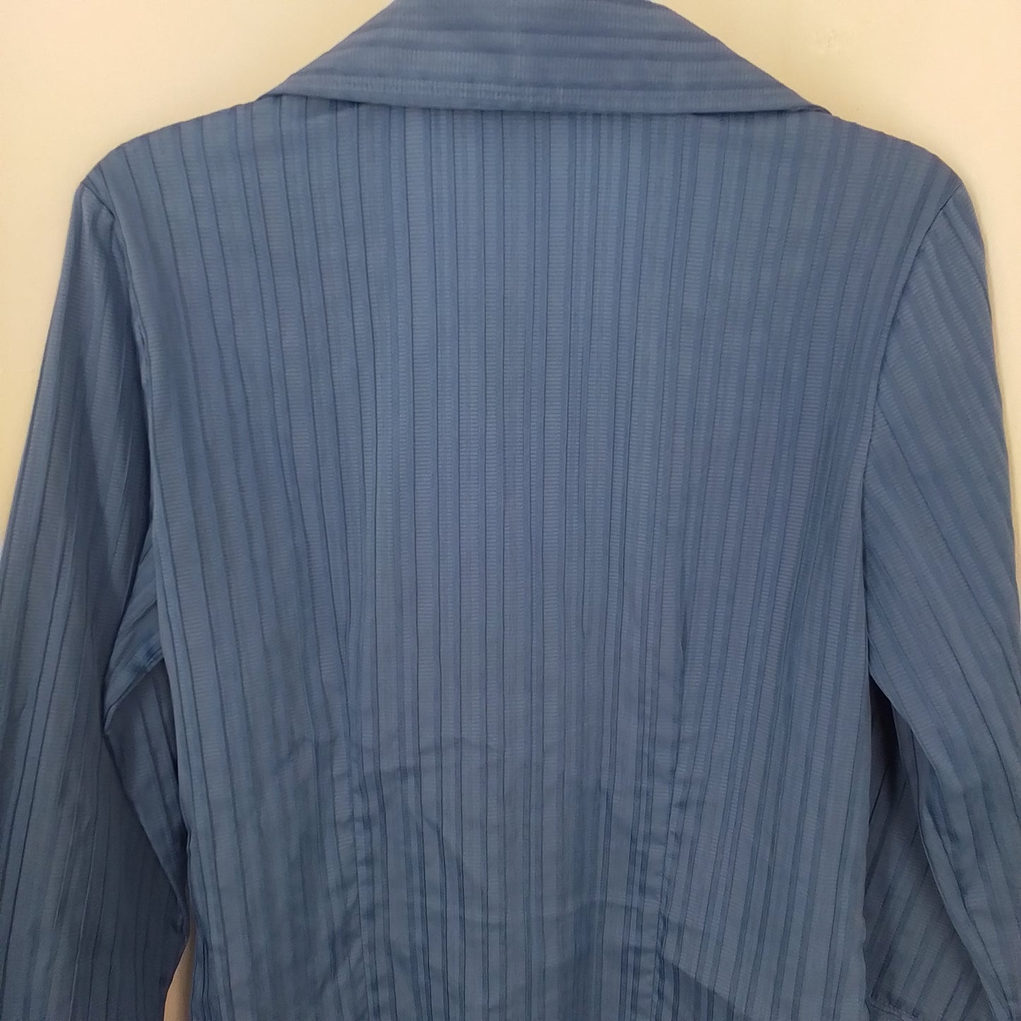 Women's COMO Stretch Blue Blouse - Size S