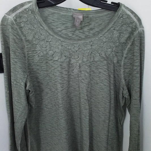 Chico's Women's Green Cotton Shirt
