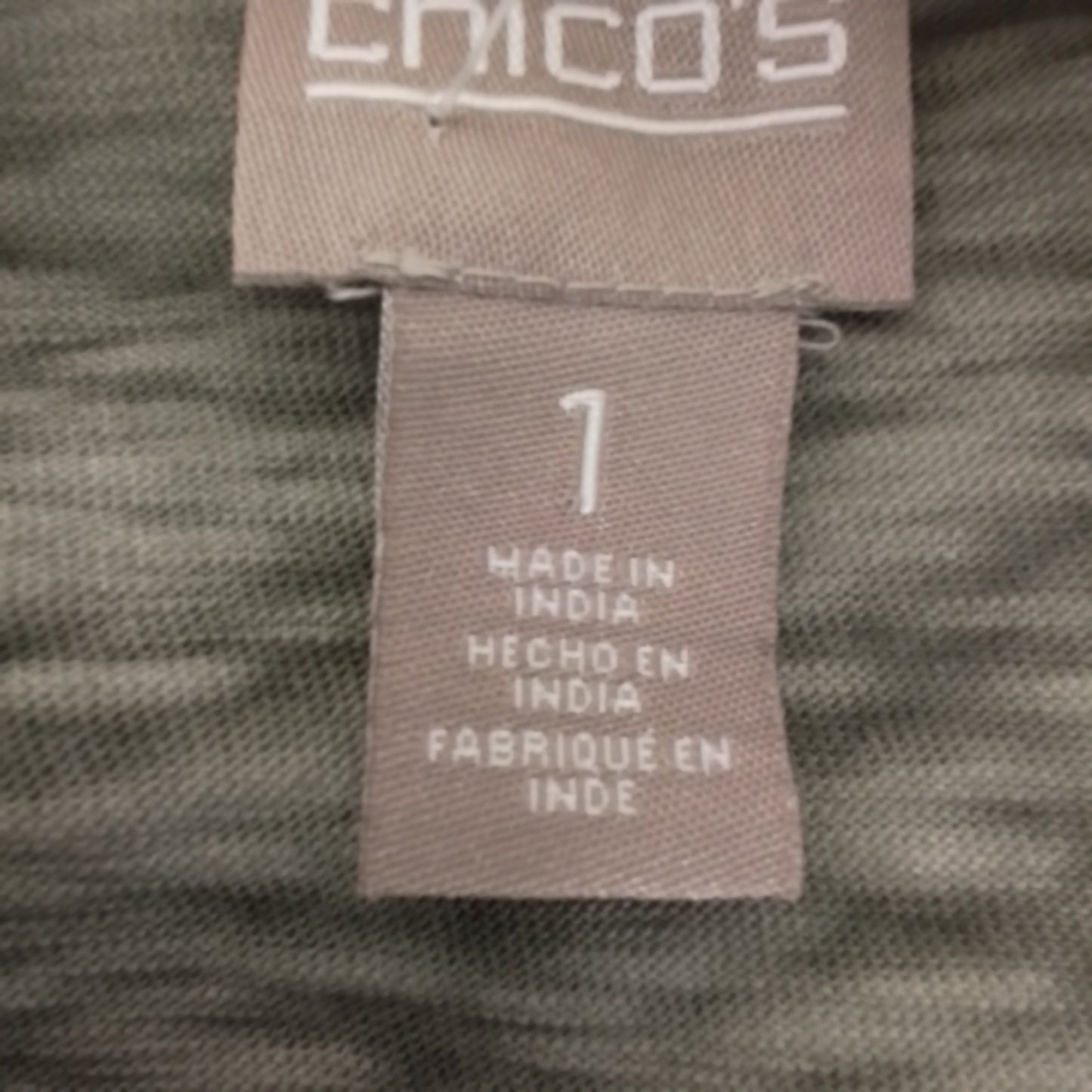 Chico's Women's Green Cotton Shirt