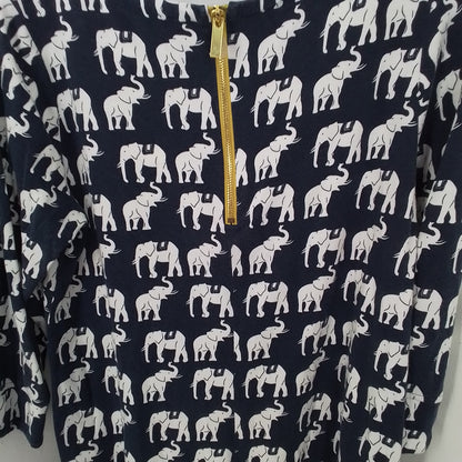 Crown & Ivy Women's Dress - navy/White, XS