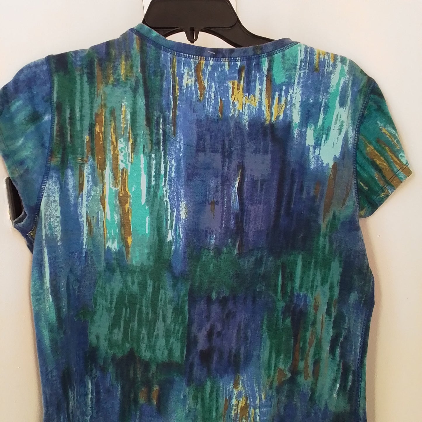 Chico's Women's Cotton Shirt - Blue, Teal, Brown