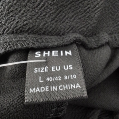 SHEIN Women's Black Polyester Pants - Size L