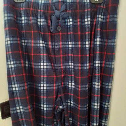 Fruit of the Loom Men's Pajamas 2XL - Black, Blue, Red, Flannel, Polyester