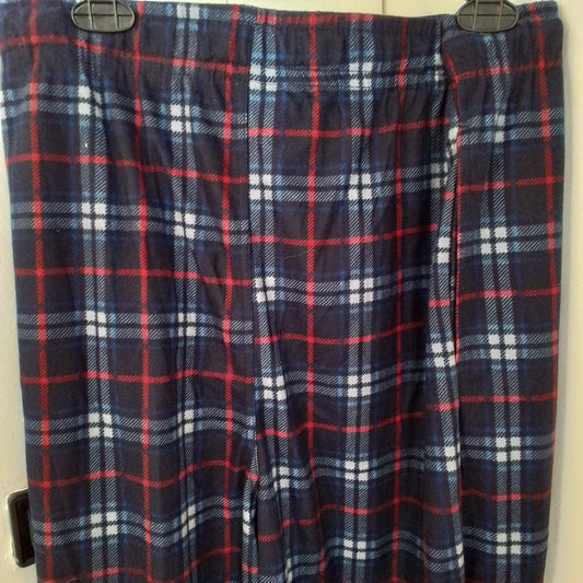 Fruit of the Loom Men's Pajamas 2XL - Black, Blue, Red, Flannel, Polyester