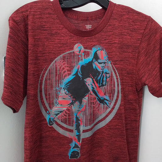 Tek Gear Kids Red T-Shirt, Size L, Polyester