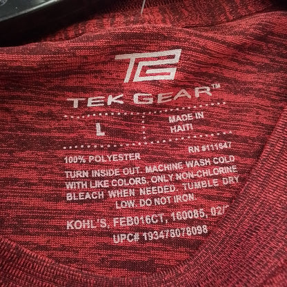 Tek Gear Kids Red T-Shirt, Size L, Polyester