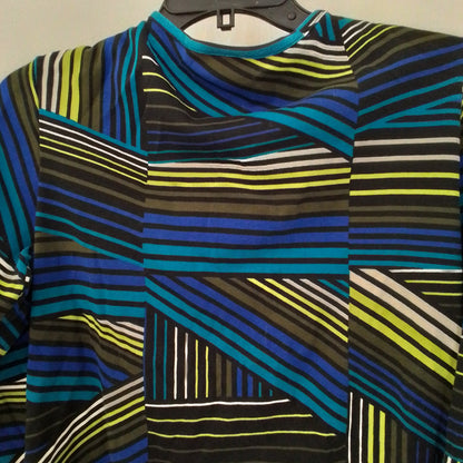 Rafaella Women's Jersey XL - Blue, Black, Green, Aqua