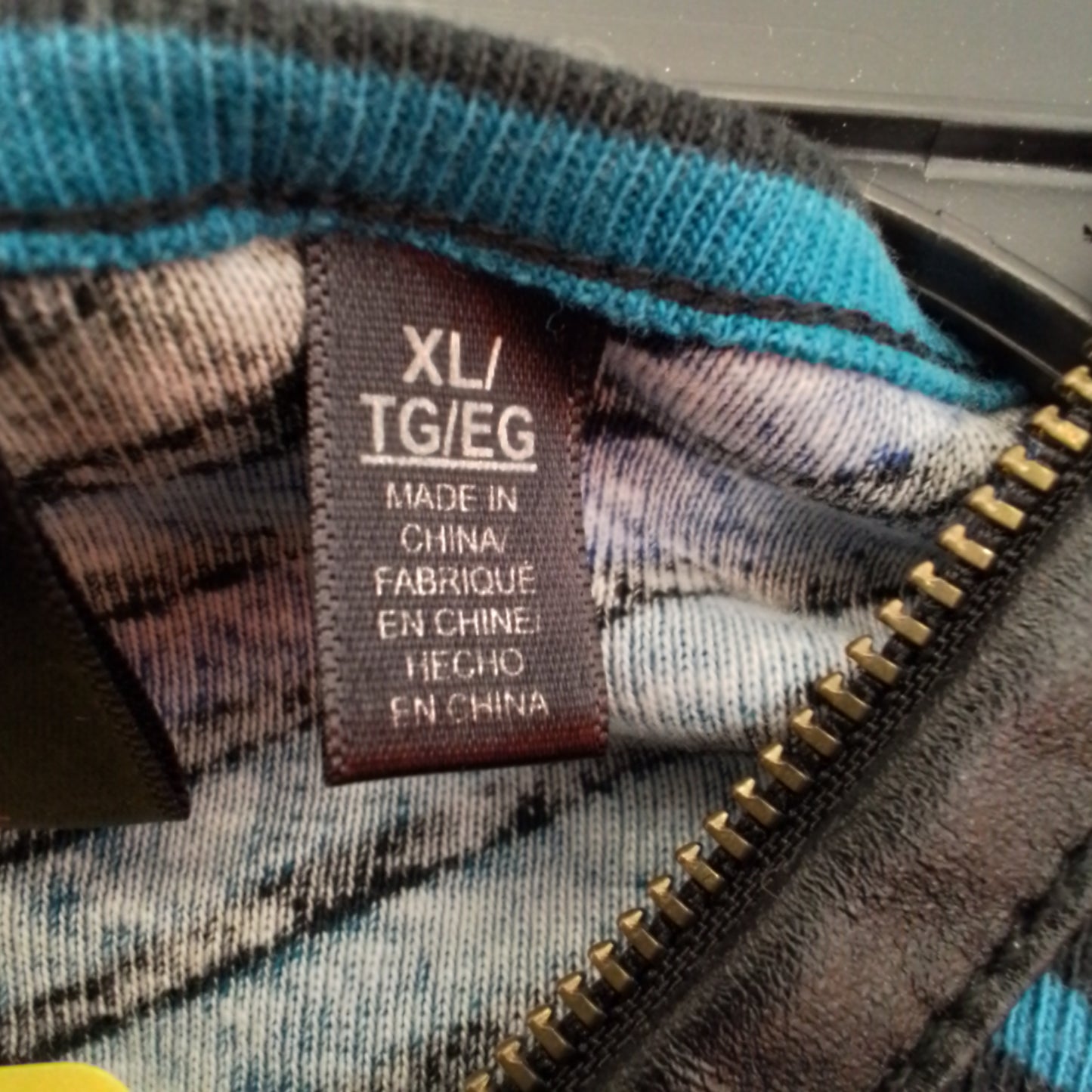 Rafaella Women's Jersey XL - Blue, Black, Green, Aqua