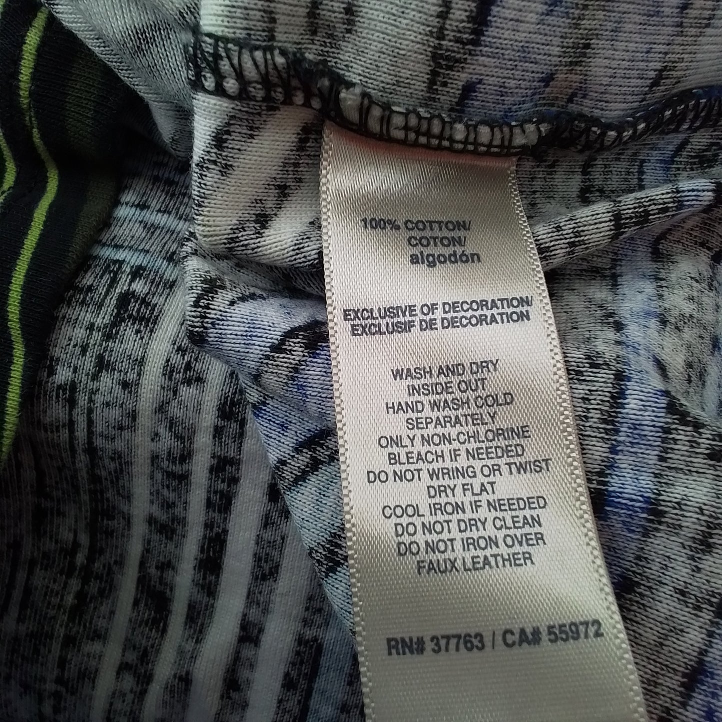 Rafaella Women's Jersey XL - Blue, Black, Green, Aqua